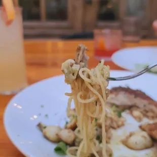 Wild mushroom capellini