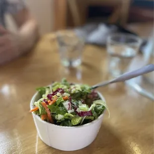 Side salad with Gorgonzola