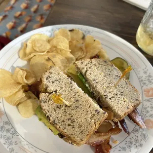 ABC sandwich on gluten free bread