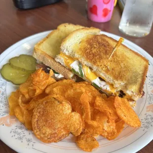 Jalopeno popper grilled cheese