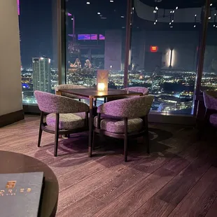 Ambiance - be sure to check the reservation type if you make them.