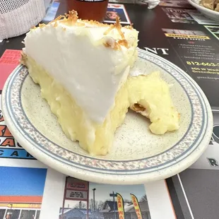 Coconut cream Homemade Pie