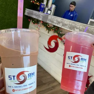 PBJ Smoothie and Starburst Refresher