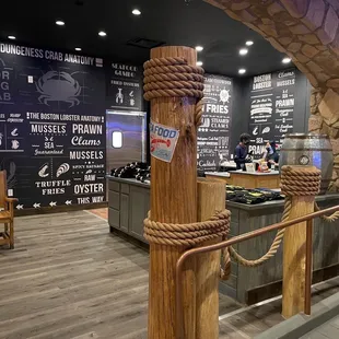 Waiting area and shop