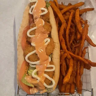 Fried Shrimp Po' Boy