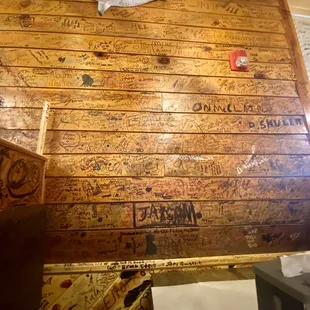 The graffiti was pretty funny