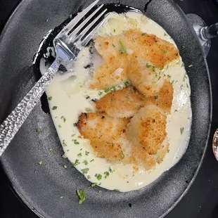 Virginia spots and bay scallops special