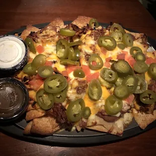 Pulled pork nachos