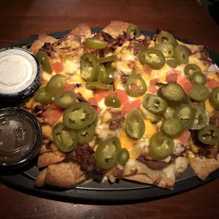 Pulled pork nachos
