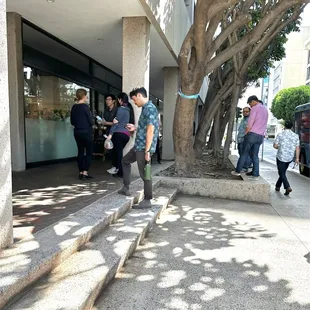 The line outside of Storto's.  Must be worth the wait : )