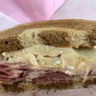Reuben Sandwich on Rye