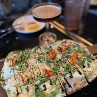 Pesto Chicken Pizza w Espresso Martini 12.17.24