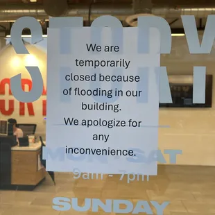 A sign on the door is meaningless to people who have shown up. POST THIS INFORMATION ON YOUR WEBSITE!