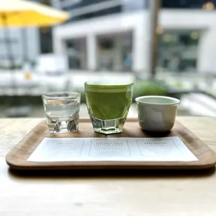 Matcha tasting flight