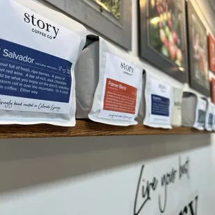 Display of their Coffee