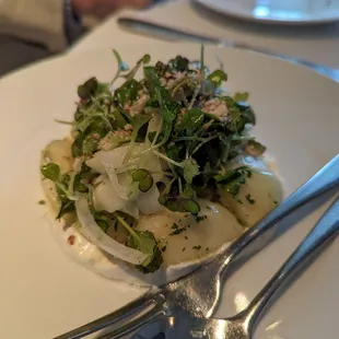 Pear goat cheese salad was incredible!