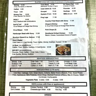 Menu prices as of Aug 2023