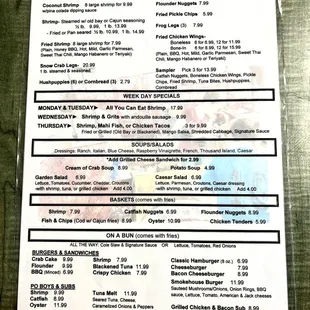 Menu prices as of Aug 2023