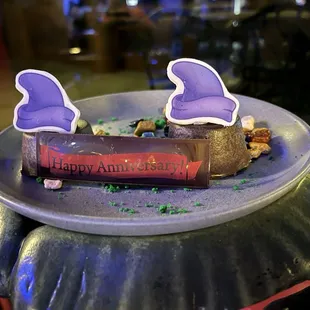 Anniversary chocolate piece