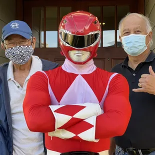 Red ranger is back in action after a two year hiatus !