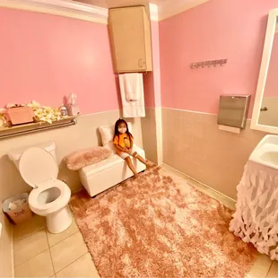 Even the bathroom is beautiful