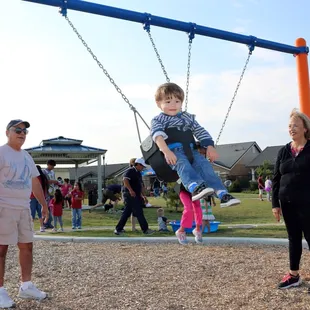 Swings for the little ones