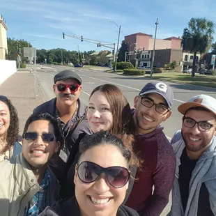At the end of our tour at St. Louis Cemetery