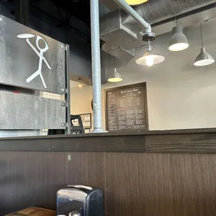 a table with a toaster on it