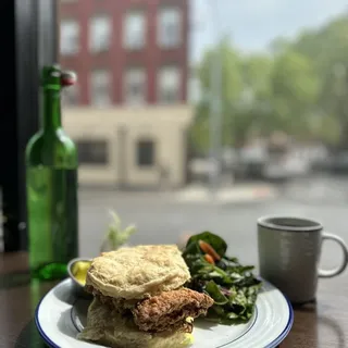 XL Fried Chicken Biscuit