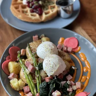 Colorful Colorado &amp; Sourdough Waffle