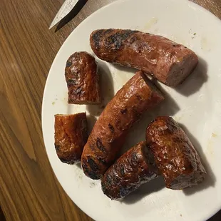 Cooked (BBQ) sauages