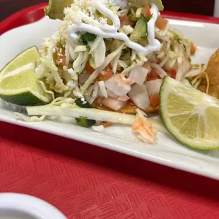 Shrimp and Crab Tostadas