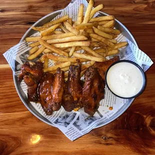 Our customers favorite, Buffalo Smoked Wings