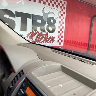 the interior of a car