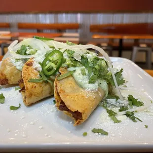 Crispy Green Potato Tacos
