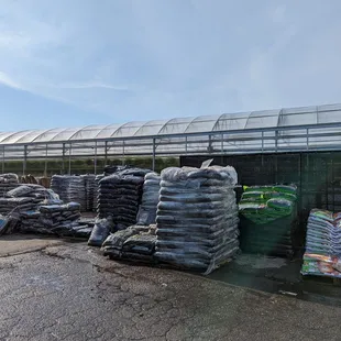 South side mulch area