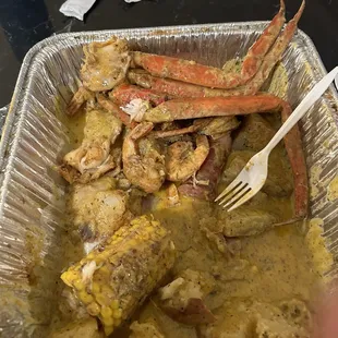 Lobster, Shrimp, Crab.....shits off the hook! In fact I&apos;m going back tonight