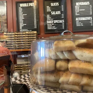 Focaccia bread  sticks