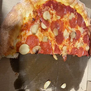 Pizza was so greasy it soaked through the box