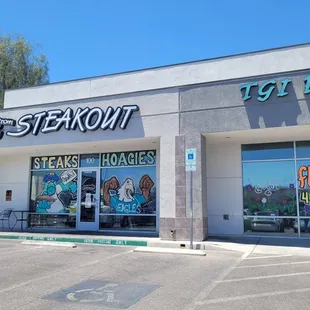 the outside of the restaurant