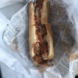 21. Homemade Meatball & Provolone Cheese