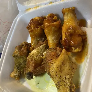 6 wings "To Go"