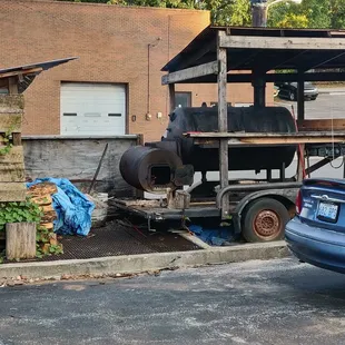 The smoker was smoking.