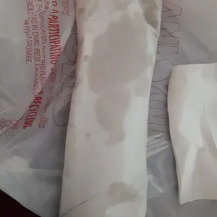 Outside cheesesteak packaging