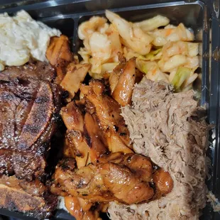 Straight up Cafe Combo -w/ cabbage kimchi