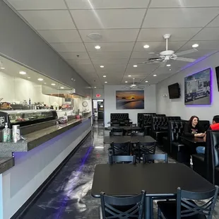 Inside from counter