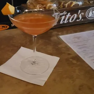 Customized whiskey cocktail