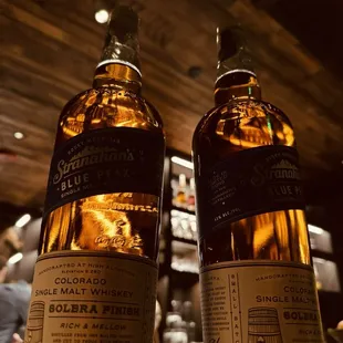 Twins I had to take home with me. Stranahan's blue label which comes highly recommended by the blender for making old fashioned cocktails.