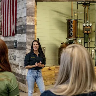Our tours teach about the whiskey distilling and aging process