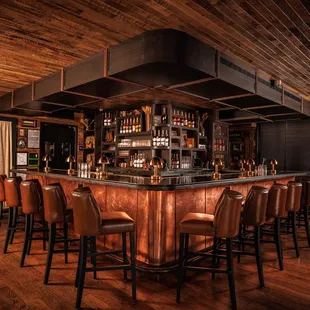 The Stranahan&apos;s Whiskey Lodge features a 15 seat bar.